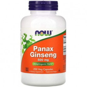 Комплекс для профилактики нервной системы NOW Foods Panax Ginseng 500 mg 250 Veg Caps (865450)