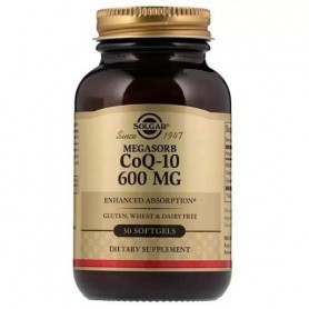 Коэнзим Solgar Megasorb CoQ-10 600 mg 30 Softgels (857266)
