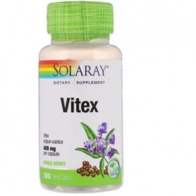 Витекс Solaray Vitex 400 mg 100 Veg Caps SOR-01645 (864004)