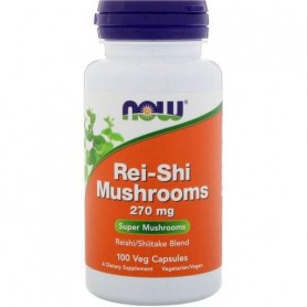 Грибной комплекс NOW Foods Rei-Shi Mushrooms 270 mg 100 Veg Caps (862667)