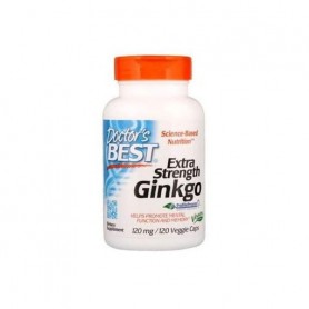 Гинкго Билоба Doctor's Best Extra Strength Ginkgo 120 mg 120 Veg Caps (867215)