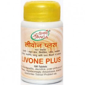 Комплекс для профилактики работы печени Shri Ganga Livone Plus 100 Tabs (860097)