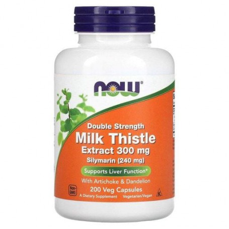 Расторопша NOW Foods Silymarin Milk Thistle 300 mg 200 Veg Caps (875240)