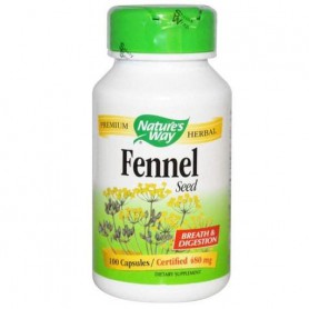 Травяные ферменты Nature's Way Fennel Seed 480 mg 100 Caps (973318)