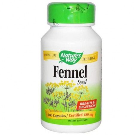 Травяные ферменты Nature's Way Fennel Seed 480 mg 100 Caps (973318)