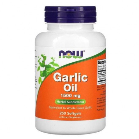 Чеснок NOW Foods Garlic Oil 1500 mg 250 Softgels (861906)