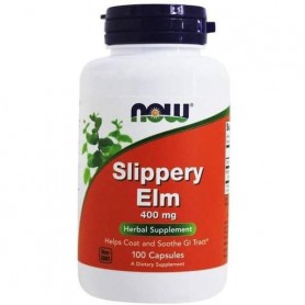 Травяные ферменты NOW Foods Slippery Elm 400 mg 100 Caps (862733)