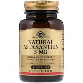 Астаксантин Solgar Natural Astaxanthin 5 mg 60 Softgels SOL-00071 (855141)