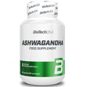 Ашфаганда для спорта BioTechUSA Ashwagandha 60 Caps (860975)