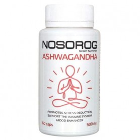 Ашфаганда для спорта Nosorog Nutrition Ashwagandha 60 Caps (1155889)