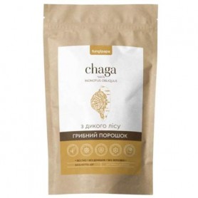 Грибной комплекс Fungipapa Чага (Inonotus obliquus) - грибной порошок 60 г /30 порций/ (1030705)