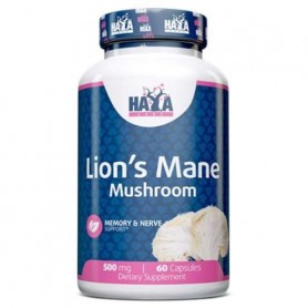 Комплекс для профилактики работы головного мозга Haya Labs Lion's Mane Mushroom 500 mg 60 Caps (869365)