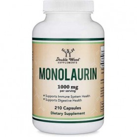 Натуральная добавка для иммунитета Double Wood Monolaurin 1000 mg 210 Caps (859869)