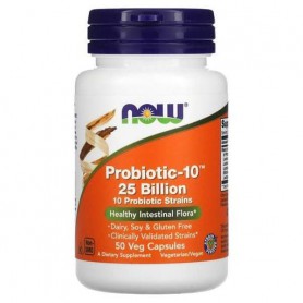 Пробиотик NOW Foods Probiotic-10 25 billion 50 Veg Caps (862701)