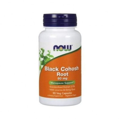 Клопогон NOW Foods Black Cohosh Root 80 mg 90 Veg Caps (870338)