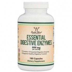 Пищеварительные ферменты Double Wood Essential Digestive Enzymes 800 mg 180 Caps (862528)