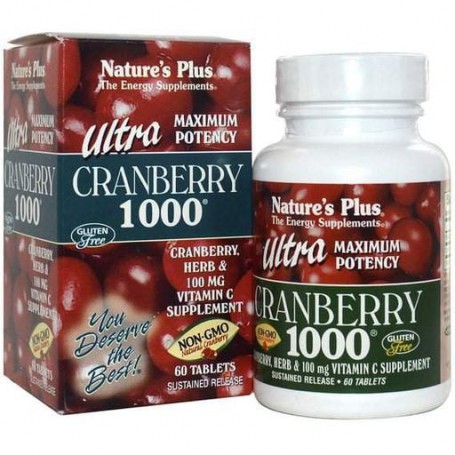 Клюква Nature's Plus Ultra Cranberry 1000 60 Tabs (861499)