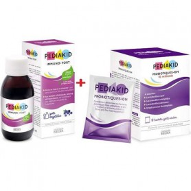 Комплекс для профилактики иммунной системы у детей Pediakid Комплекс Часто болеет  Immuno Fort 125 ml Blueberry + Probiotiques-1