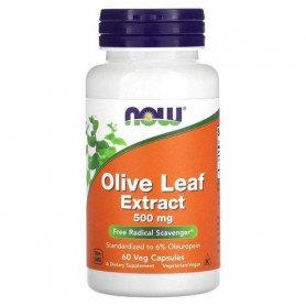 Экстракт оливы NOW Foods Olive Leaf 500 mg 60 Veg Caps (866387)