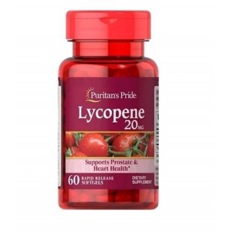 Ликопин Puritan's Pride Lycopene 20 mg 60 Softgels (878449)