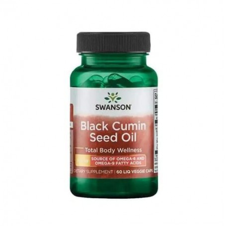 Натуральная добавка для иммунитета Swanson Black Cumin Seed Oil 500 mg 60 Caps (870309)