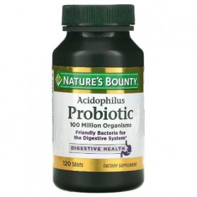 Пробиотик Nature's Bounty Acidophilus Probiotic 120 Tabs (882793)