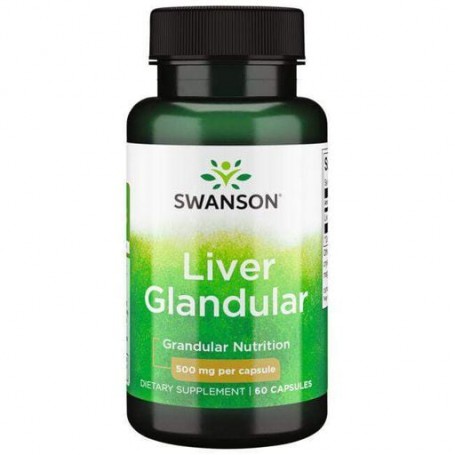 Комплекс для профилактики работы печени Swanson Liver Glandular 500 mg 60 Caps (863942)