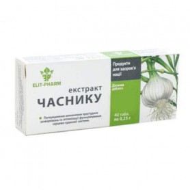 Чеснок Elit-Pharm Экстракт Чеснока 40 таб (1261659)