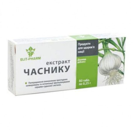 Чеснок Elit-Pharm Экстракт Чеснока 80 таб (1261660)