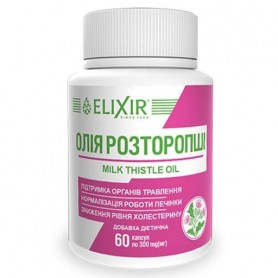 Расторопша Elixir Milk Thistle Oil 60 Caps (1261779)