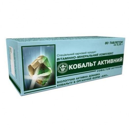 Комплекс для профилактики давления и кровообращения Elit-Pharm Кобальт Активный 80 таб (1261892)