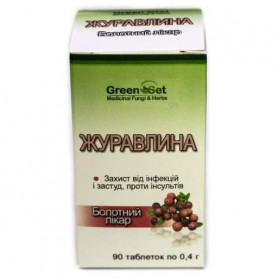 Урологический препарат GreenSet Клюква - Болотный лекарь 90 таблеток (1095566)