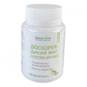 Дикий ямс GreenSet Диоскорея - Дикий Ямс - Профилактика атеросклероза, Женская поддержка 60 капсул (1095525)