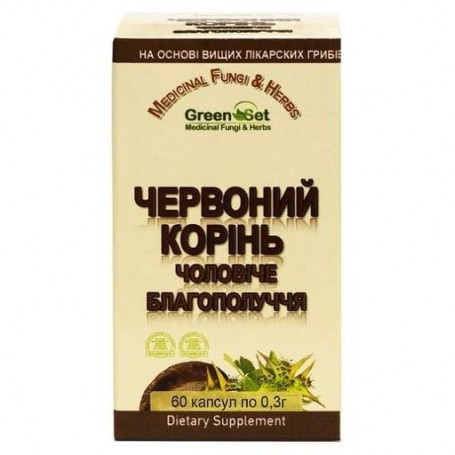 Комплекс для профилактики репродуктивной функии у мужчин GreenSet Красный Корень - Мужское Благополучие 60 капсул (1095554)