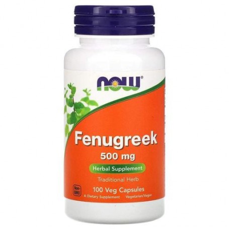 Пажитник NOW Foods Fenugreek 500 mg 100 Veg Caps (861890)
