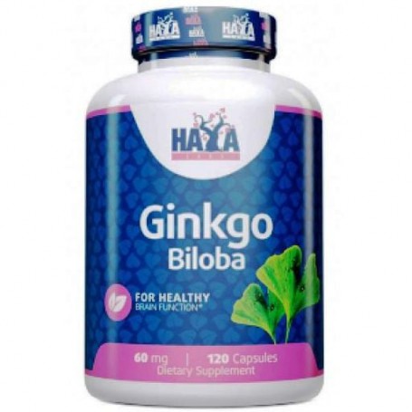 Гинкго Билоба Haya Labs Ginkgo Biloba 60 mg 120 Caps (860167)