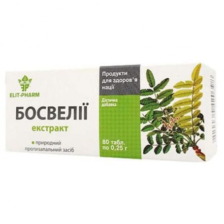 Экстракт босвеллии Elit-Pharm Экстракт Босвелии 80 таб (1261767)