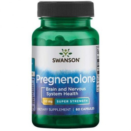Натуральная добавка для иммунитета Swanson Pregnenolone 50 mg 60 Caps (1471324)
