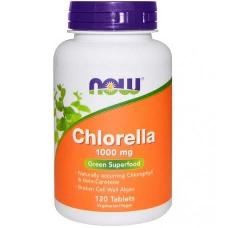 Хлорелла NOW Foods Chlorella 1000 mg 120 Tabs (865328)