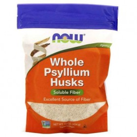 Клетчатка NOW Foods Whole Psyllium Husks 454 g /45 servings/ (879839)