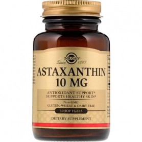 Астаксантин Solgar Natural Astaxanthin 10 mg 30 Softgels SOL-36204 (863208)