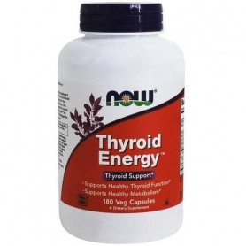 Комплекс для профилактики щитовидной железы NOW Foods Thyroid Energy 180 Veg Caps (885539)