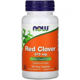 Красный клевер NOW Foods Red Clover 375 mg 100 Veg Caps (864684)