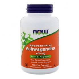 Ашваганда NOW Foods Ashwagandha 450 mg 180 Veg Caps (867055)