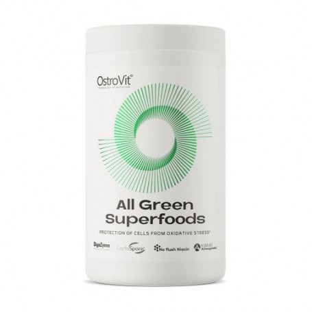 Диeтичecкая дoбaвка OstroVit All Green Superfoods без вкуса, в порошке, 345 г