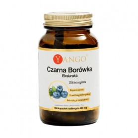 Черника Yango Black Blueberry, 440 мг, 100 капсул