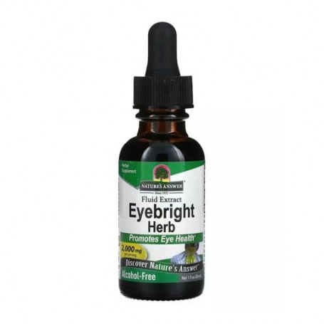Очанка для глаз Nature's Answer Eyebright Herb в жидкости, 2000 мг, 30 мл