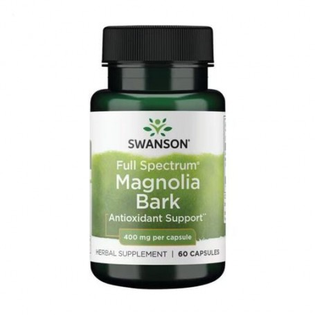 Кора магнолии Swanson Full Spectrum Magnolia Bark 400 мг, 60 капсул