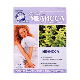 Фиточай Ключі Здоров'я Мелисса в пакетиках, 20*1.5 г