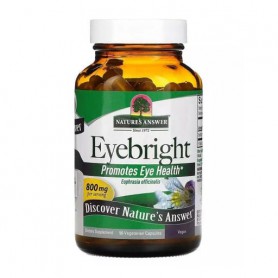 Очанка для глаз Nature's Answer Eyebright, 800 мг, 90 вегетарианских капсул